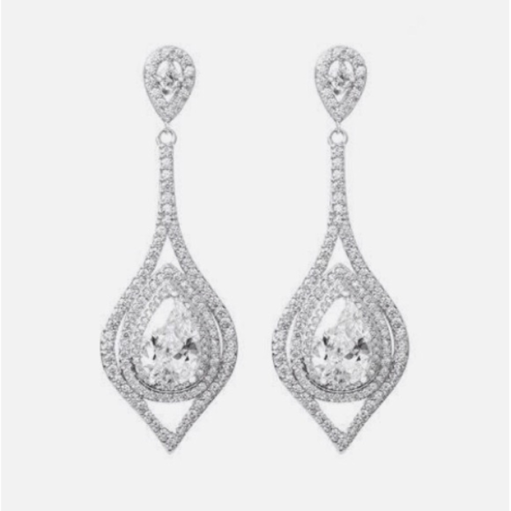 Believe by Brilliance Teardrop Earrings
